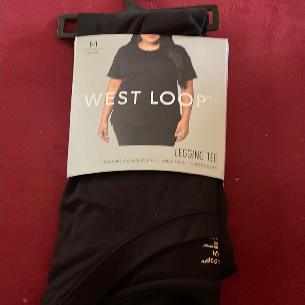 West loop legging t shirt NWT